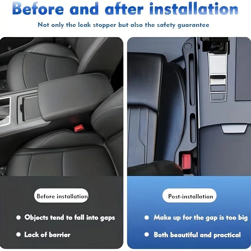 Car Seat Gap Filler (2-Pack) – Stop Losing Items Between Your Seats